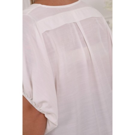 Female blouse, size 50, white color-9