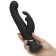 Happy Rabbit Stroker, 24.2 cm, black vibrator, black