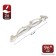 PC172AS handle, m/o 96 mm, old silver color
