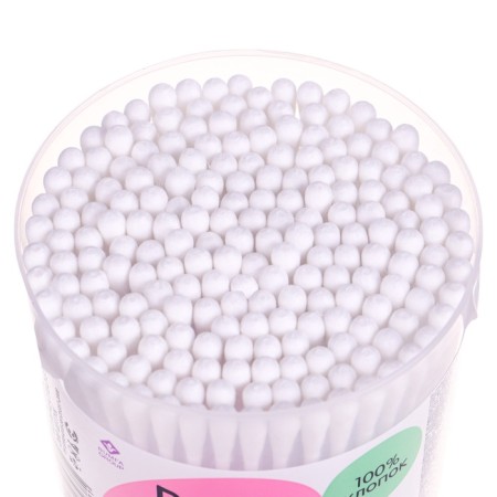 Cotton sticks Premial Classic, glass, 200 pcs.-4