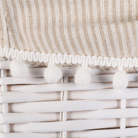 Win -linen rectangular "bell", 30x20x18 cm, white-4