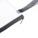 Lightning folder on the zipper format A5, with a pen, water-repellent, 350 md, gray