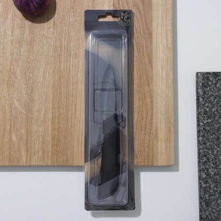 Knife Kuhno ceramic Magistro Black, Blade 7.5 cm, Soft-Touch pen, Black color-9