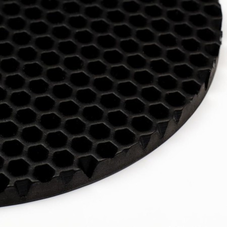 Rug for a bowl, round, diameter 24 cm, black-2