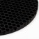 Rug for a bowl, round, diameter 24 cm, black