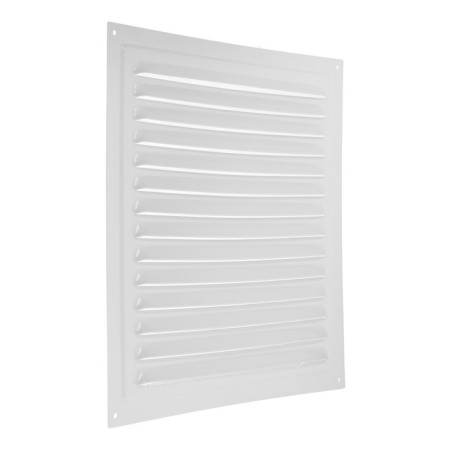 Ventilation grate Zein luxury RM3030s, 300 x 300 mm, with a grid, metal, gray-4