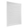 Ventilation grate Zein luxury RM3030s, 300 x 300 mm, with a grid, metal, gray