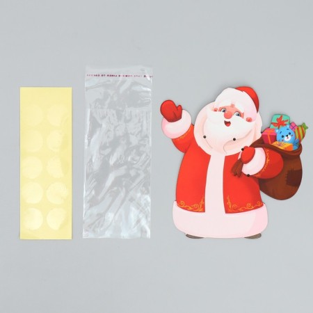 Package for sweets "Santa Claus", 11 x 6 cm, New Year-2