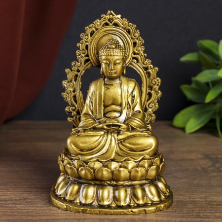 NECSK Polystone for bronze "Meditation of the Buddha" 14.5x9.5x8.3 cm