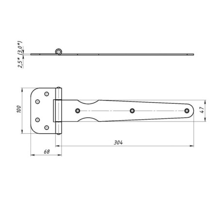 PS-290, 2 mm loop, 2 mm, without coating-1
