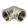 STOUT SFT-0014-000034, 3/4 ", internal/internal thread, nickelled brass
