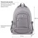 Brauberg High School backpack, 3 departments, "fog", light gray, 46x31x18 cm, 270762