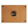 Carty clock is wall-mounted, interior "two flowers", silent, 25 x 35 cm