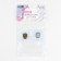 Speaking magnetic buttons, d = 15 mm, 2 parts, silver color