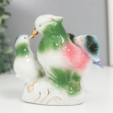 Souvenir Ceramics "Color ducks" 11x7x11.5 cm-3
