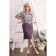 Female dress, size 56, purple color