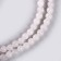 Beads made of natural stone "White quartz" set 90 pcs., Size 1 pc. - 4 mm
