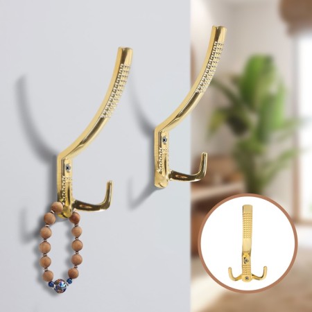 Hook furniture tundra TKT001, three -rod, gold-1