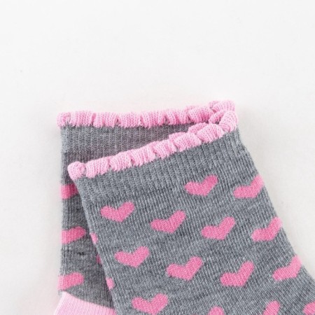 Children's socks, color gray mix, size 16-18-2