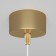 Suspended Technical P075PL-01MG, 1XGU10, 10W, 6x6x30 cm, color gold gold