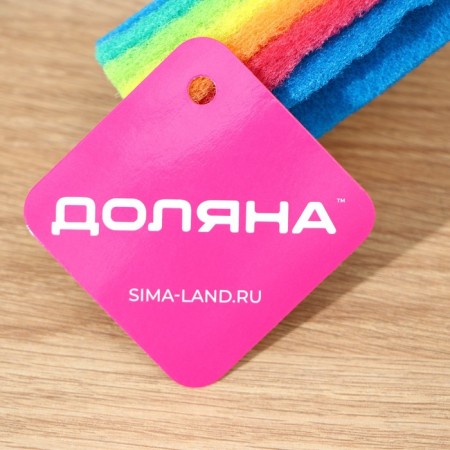 Brozshik for dishes with an abrasive Dalyan "Rainbow", 25 × 4-3