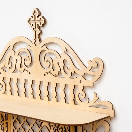 Decorative shelf, 53x38x12.5 cm-2