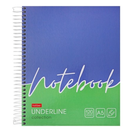 College-wiper 120 sheets, in a cage on a crest, undrline, solid cover, offset block