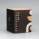 Aromatic candle "Home Fragrance", cologne, black, 7x8 cm