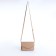 Women's bag with lightning, beige color