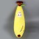 Soft toy-pile "Bunny-Banan", 65 cm, yellow color