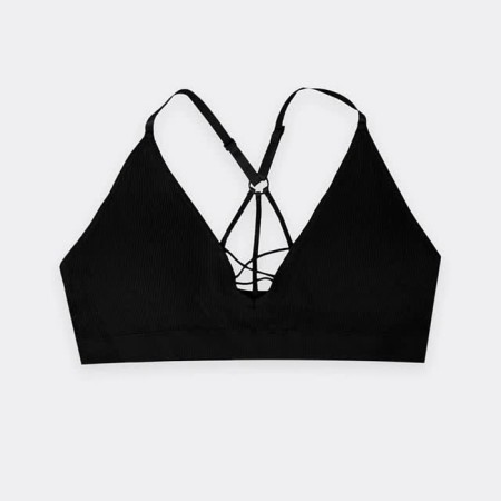 Bustier female, black color, size 46 (m)-3