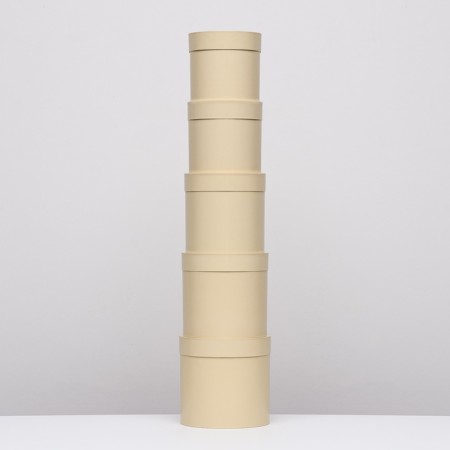 Set of round boxes 5V1 "Vanilla Purovar", 20 × 20 –15 × 15 cm-2