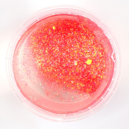 Slime "Pegas" broken glass, coral 90 g-4