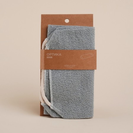 Moacher - tape massage SL Home "Ortika", cotton, 48 × 21 cm, color gray color-5