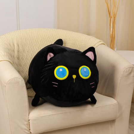 Soft toy "cat", 70 cm, black color