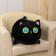 Soft toy "cat", 70 cm, black color