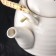 Hot teapot "White Clouds", 600 ml, with metal sieve