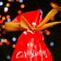 Polyethylene gift package "Deer", with ties, 15*23cm