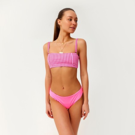 Swimsuit female separate minku pink color, size 48-6