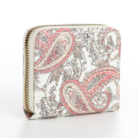 Women's wallet with lightning, white color-2