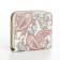 Women's wallet with lightning, white color