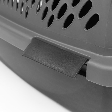Carriage for animals with a plastic door, 40 x 32 x 26, gray-10