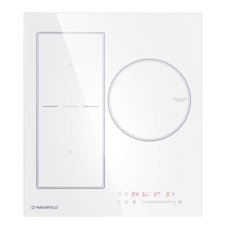 Maunfeld CVI453SBWH hob, induction, 3 burners, sensor, white