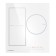 Maunfeld CVI453SBWH hob, induction, 3 burners, sensor, white