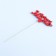 Topper "Beloved Mom", Red, 12.5 × 5.5 cm