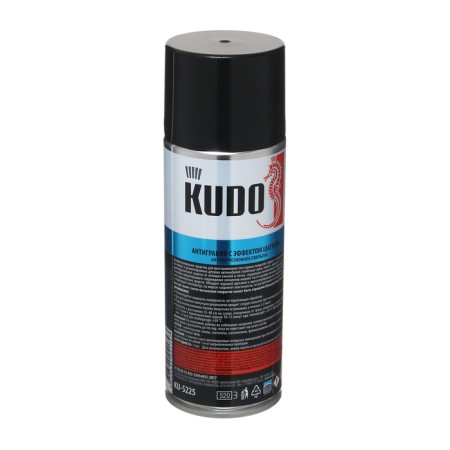 Kudo anti-gravity with shag, black, 520 ml, aerosol KU-5225-1