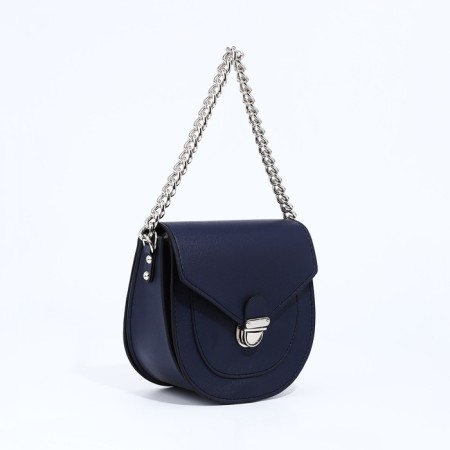 Women's bag Textura, messenger, small size, blue color-3
