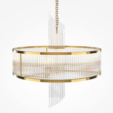 Suspension lamp Maytoni Mod174PL-06G, 6HE14, 60W, 58x58x132.5 cm, Color Gold