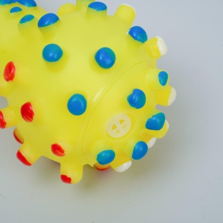Brying toy "Small dumbbell" for dogs, 12.5 cm, yellow-3