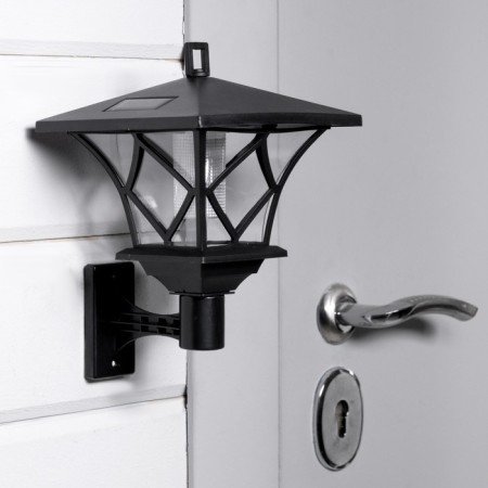 Unieel Retro Garden Lamp on a Solar Battery, 17 × 18 × 17 cm, white glow-1